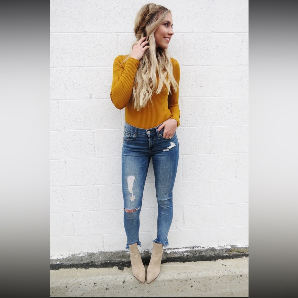 Express Performance Stretch Cropped Legging Jeans - image 1